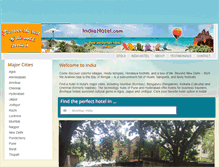Tablet Screenshot of indiahotel.com